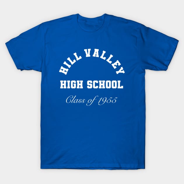 Hill Valley High T-Shirt by @johnnehill